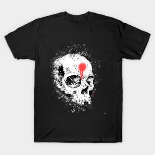 Ink splatter skull T-Shirt